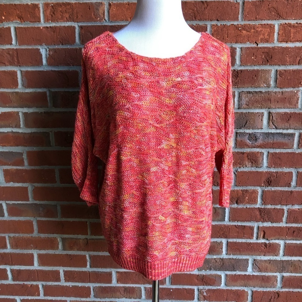 New Directions‎ Dolman Sweater with Metallic Flecks - Size S
